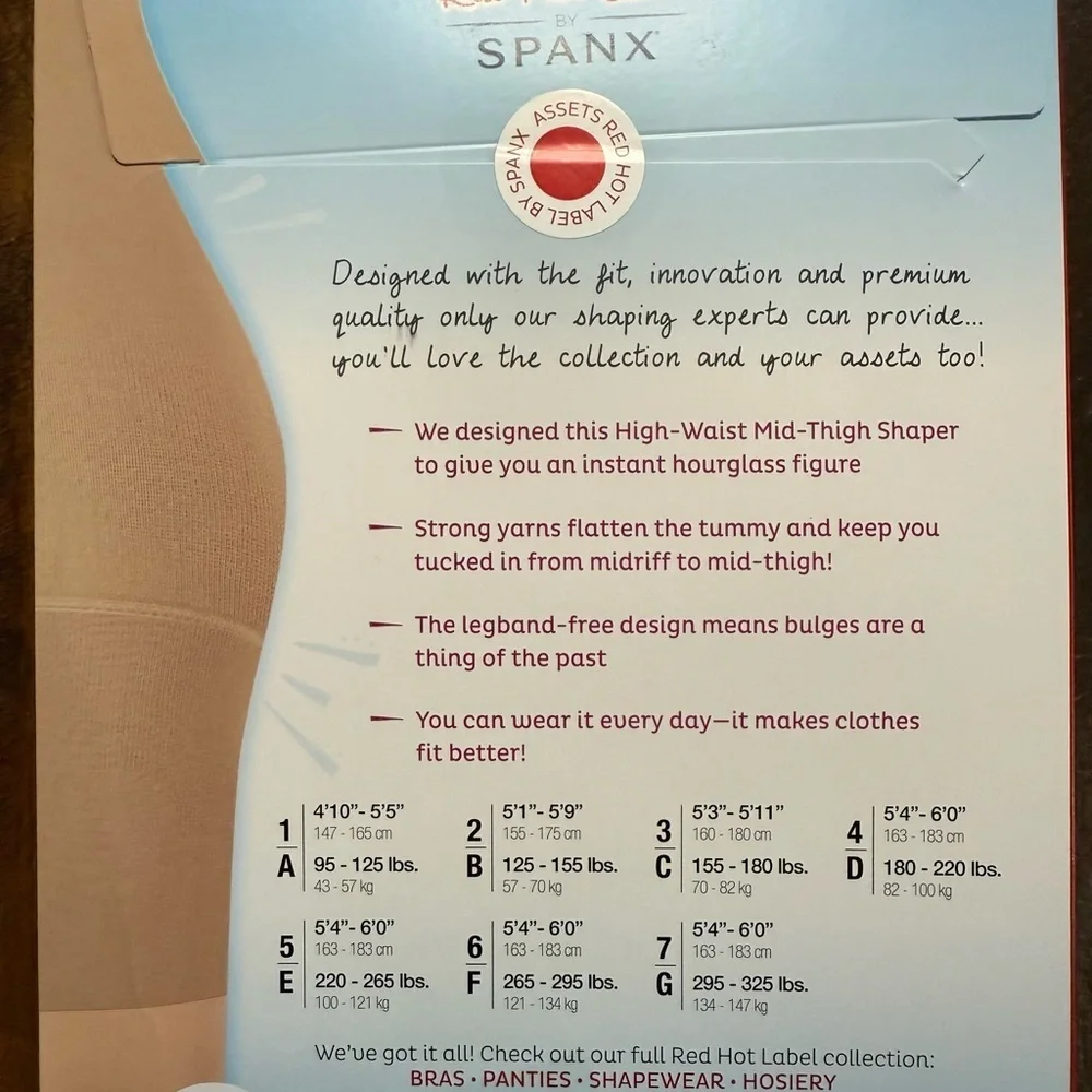 Ⓜ️SPANX‎ Assets Red Hot Label Super Control High-Waist Mid-Thigh Shaper